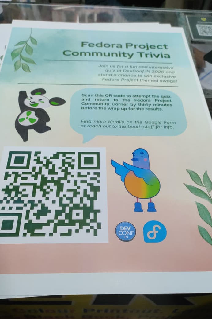 Fedora Project Trivia Flyer