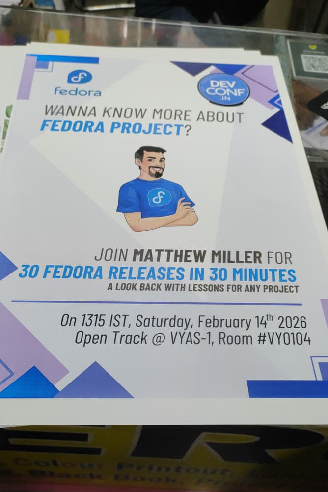 Matthew Miller's Talk Flyer