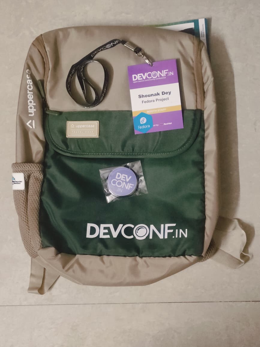 DevConf.IN 2026 Swags