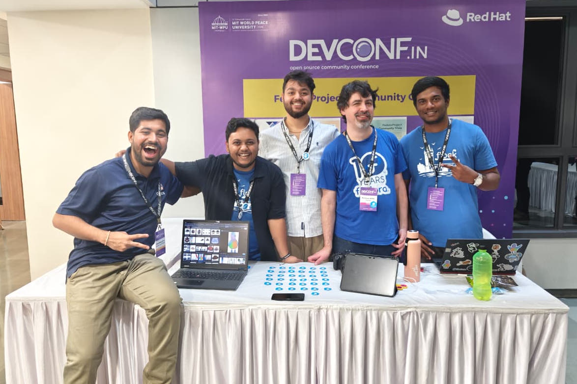Fedora Project Booth @DevConf.IN 2026