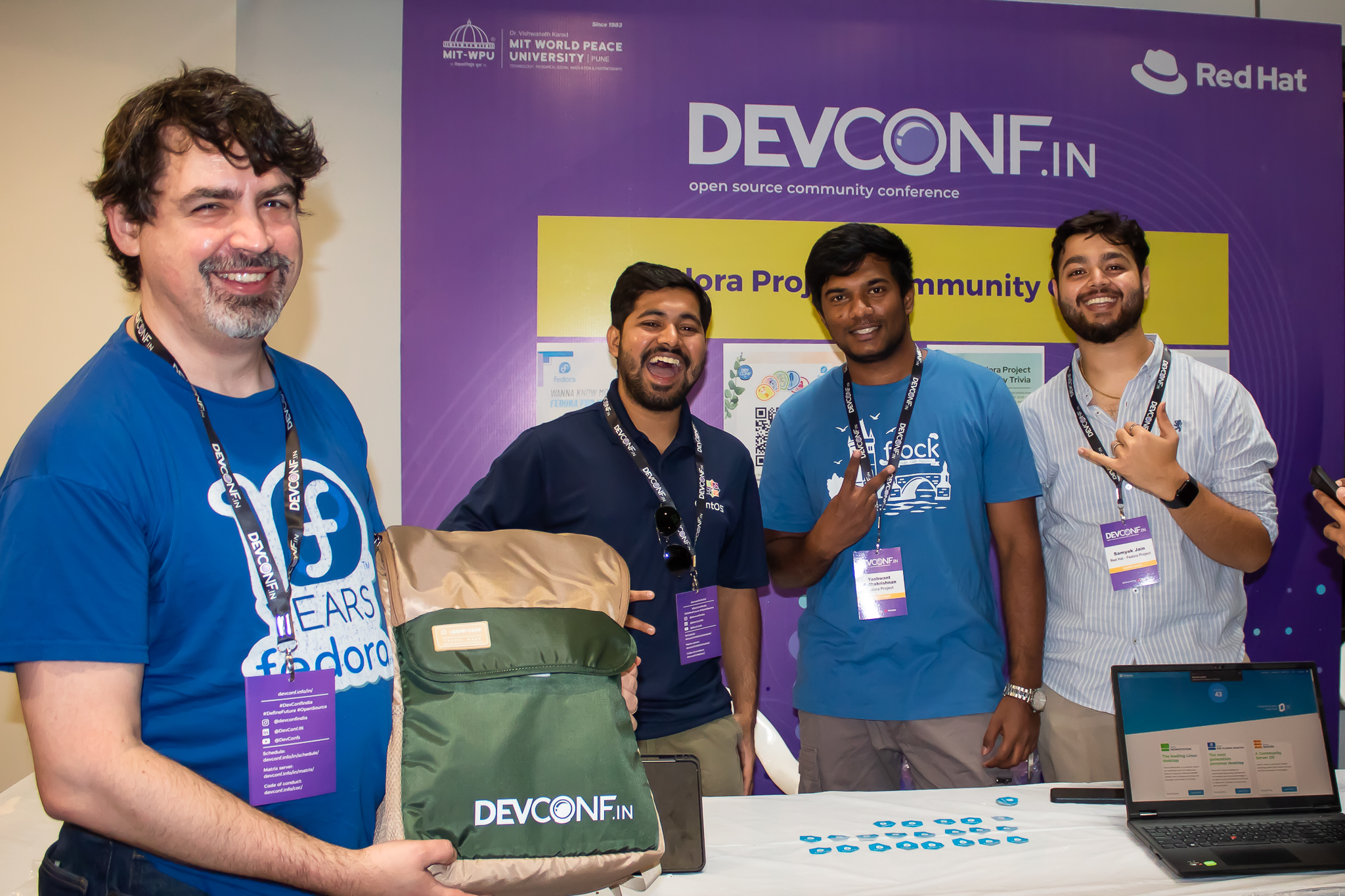 Matthew Miller at the Booth