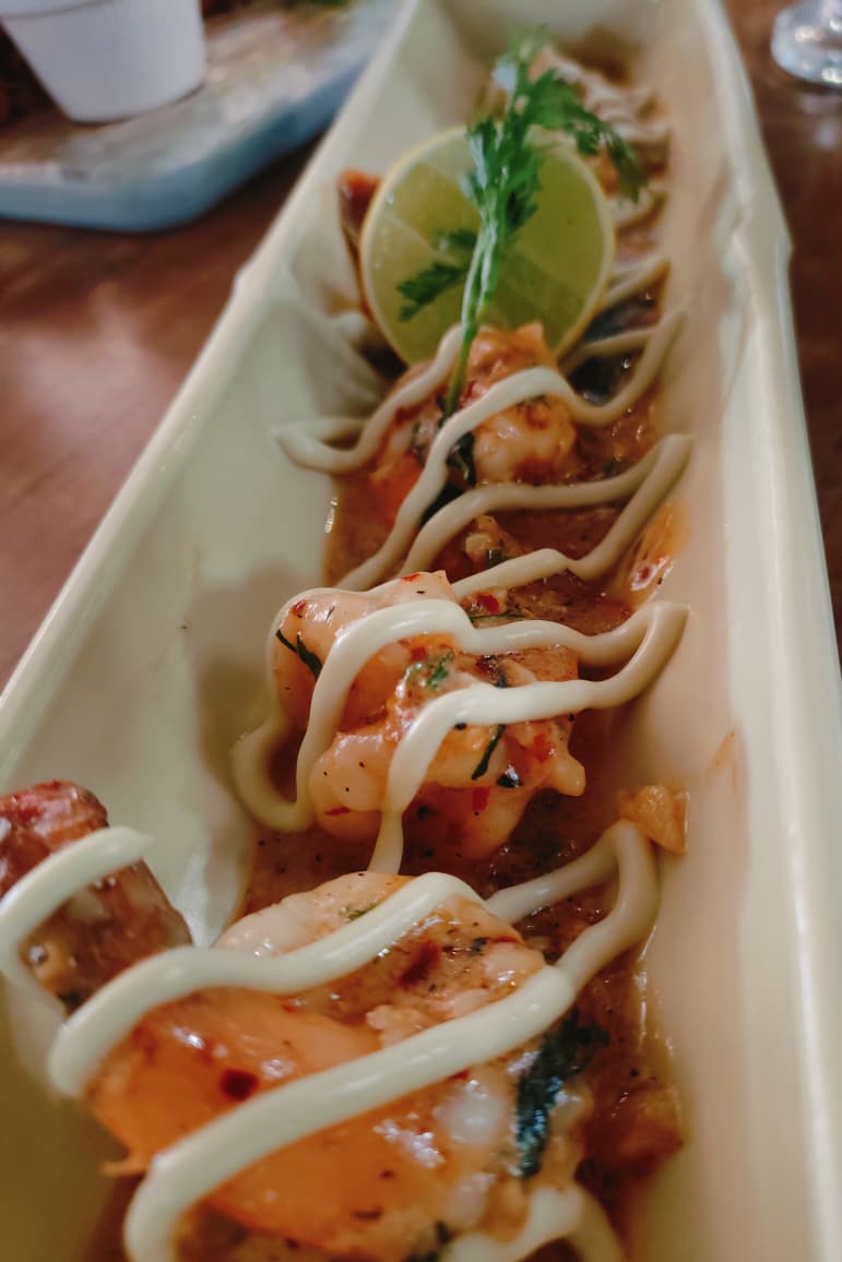 Butter Garlic Prawns